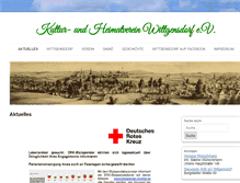 Tablet Screenshot of heimatverein.wittgensdorf.de